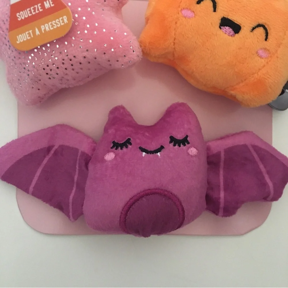 NEW Dog Toys 3 Halloween Plush Squeakers “Fright and Delight” NEW | Fringe